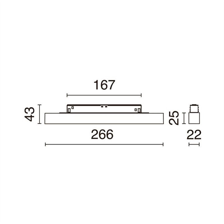 Proyector carril 48V CRETE2 Dali LED SMD 15W 1620lm CRI90 3000K 50º Blanco INDELUZ 1038B-L3915V5D-01