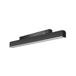 Proyector carril 48V CRETE2 Dali LED SMD 6.30W 696lm CRI90 3000K 115º Negro INDELUZ 1038C-L3906VBD-02