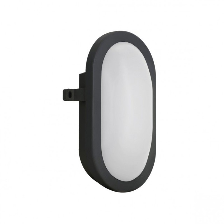 Aplique FAR IP54 LED SMD 12W 840lm CRI80 4000K 110º Negro DOPO 107J-L0212B-02