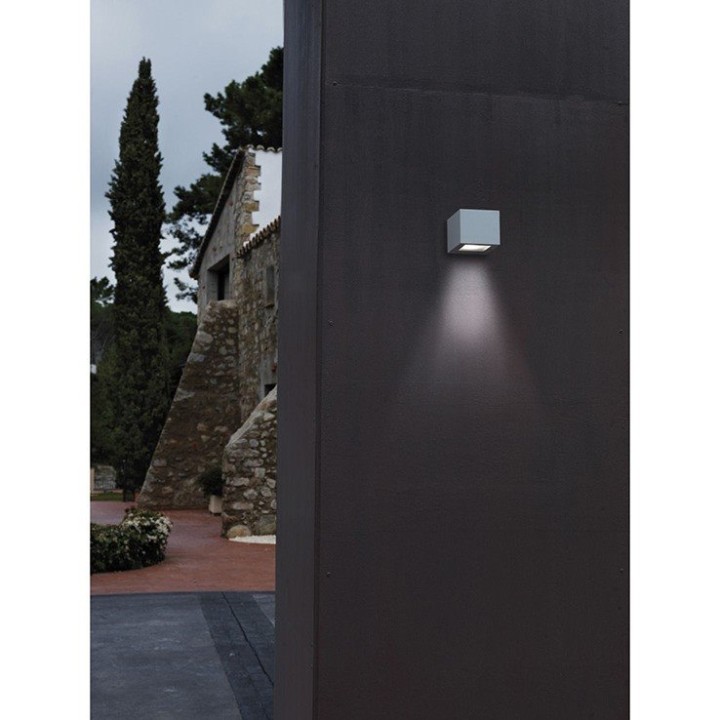 Aplique ISORA IP65 Corte de fase L,C LED COB AC 4W 355lm CRI90 4000K Gris DOPO 157A-L0205B-03