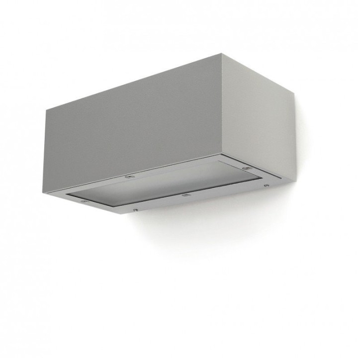 Aplique ISORA IP65 LED SMD 8.30W 1595lm CRI80 4000K Gris DOPO 157C-L0209B-03
