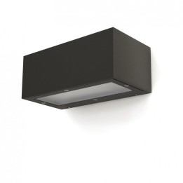 Aplique ISORA IP65 LED SMD 8.30W 1595lm CRI80 4000K Antracita DOPO 157C-L0209B-04