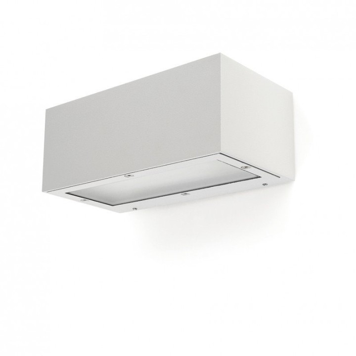 Aplique ISORA IP65 LED SMD 2x8.30W 1595lm CRI80 4000K up-down Blanco DOPO 157D-L02G9B-01