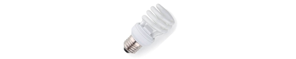 Distribuidores Mayoristas de Iluminación - Bombillas de Bajo consumo E27 semiespiral
